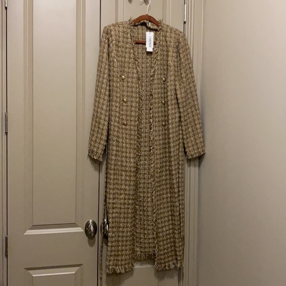 L’AGENCE Oakley Tweed Jacket / Cardigan Sz 10 NWT - Picture 5 of 7